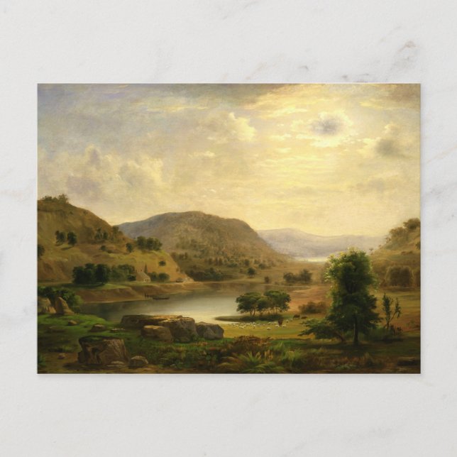 Cartão Postal Robert Scott Duncanson - Valley Pasture (Frente)
