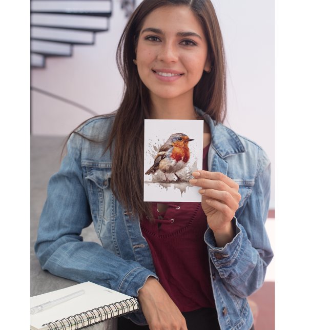 Cartão Postal Robin do Quintal Encantador (Criador carregado)