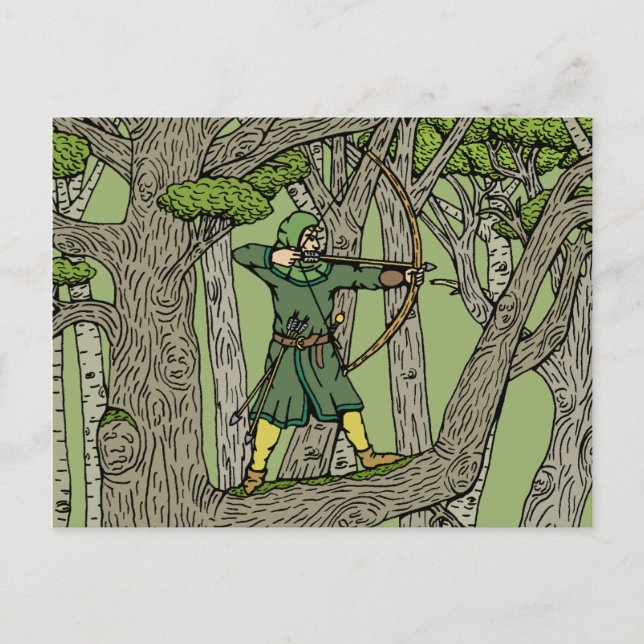 Cartão Postal Robin Hood (Frente)