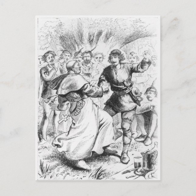 Cartão Postal Robin Hood e o Bispo (Frente)