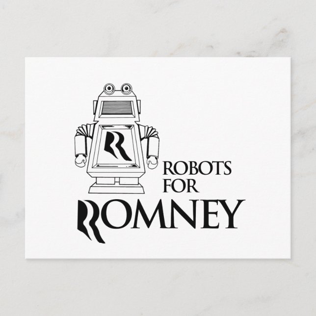 Cartão Postal ROBÔS PARA ROMNEY.png (Frente)