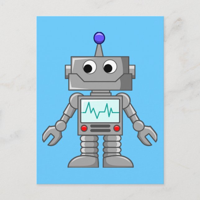 Cartão Postal Robot Freak (Frente)