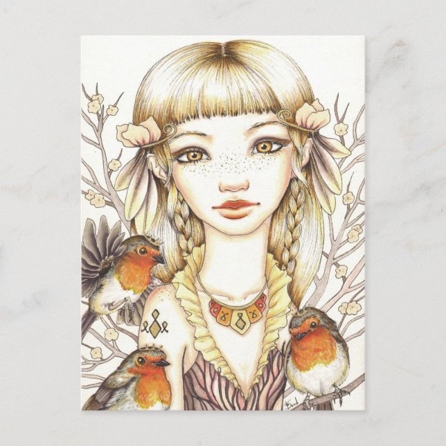 Cartão Postal Robyn (Frente)