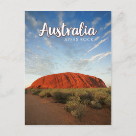 Cartão Postal rocha austrália
