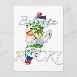 Cartão Postal Rocha belizence das meninas!