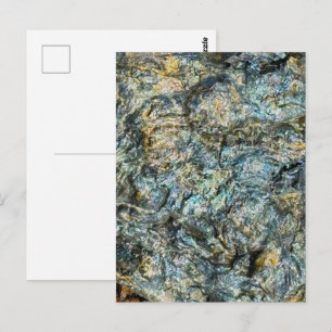 Cartão Postal Rocha de lava vulcânica