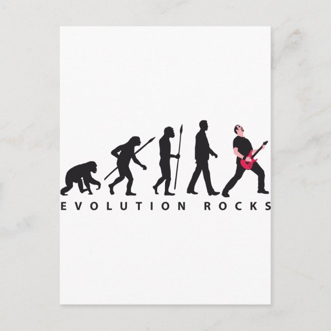 Cartão Postal rocha violão evolutiva (Frente)