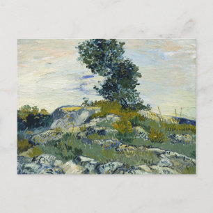 Cartão Postal Rochas com Carvalho, Óleo sobre Tela de Van Gogh