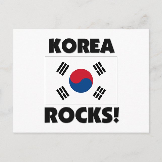 Cartão Postal Rochas da Coreia (Frente)