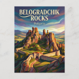 Cartão Postal Rochas de Belogradchik Bulgária