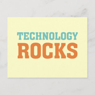 Cartão Postal Rochas de tecnologia