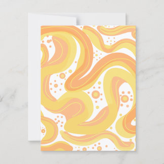 Cartão Postal Rochas Laranja E Amarelo Com Pontos