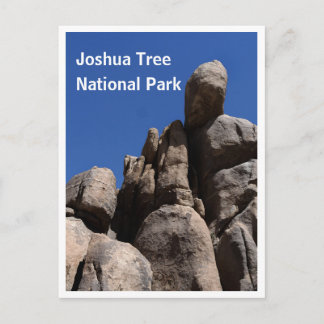 Cartão Postal Rochas no Parque Nacional Joshua Tree