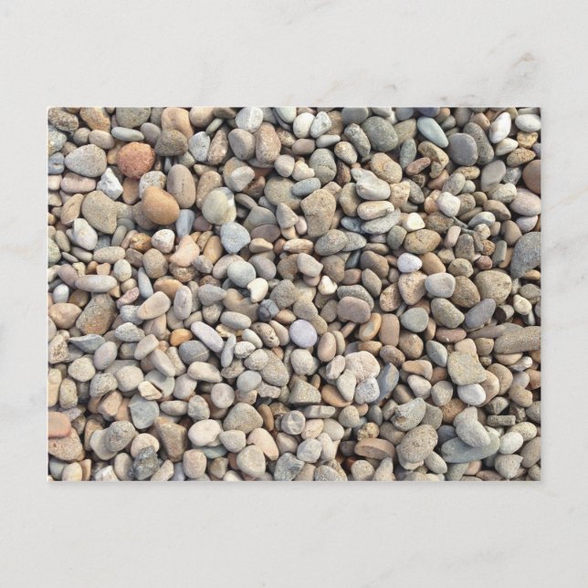 Cartão Postal Rochas, pedras, seixos (Frente)