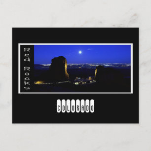 Cartão Postal rochas vermelhas, COLORADO