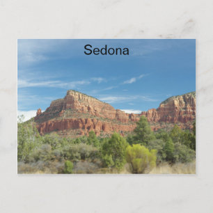 Cartão Postal Rochas vermelhas em Sedona