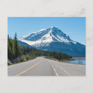 Cartão Postal Rochedo Canadense - Rodovia Icefields Parkway 93
