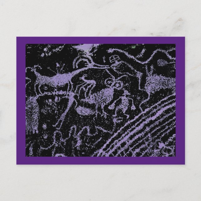 Cartão Postal Rochester Panel Rock Art (Frente)