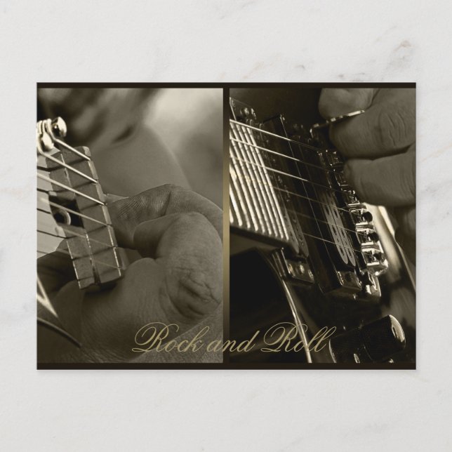 Cartão Postal Rock and Roll (Frente)