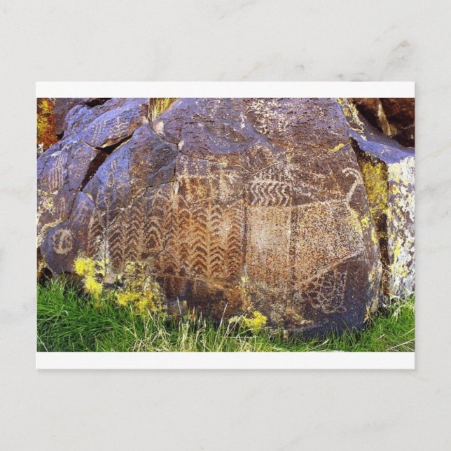 Cartão Postal Rock Art Archaic Modelo (Frente)