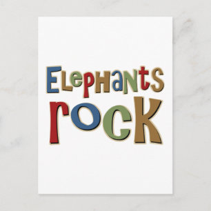 Cartão Postal Rock de Elefantes