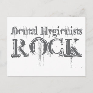 Cartão Postal Rock Dental Hygienists