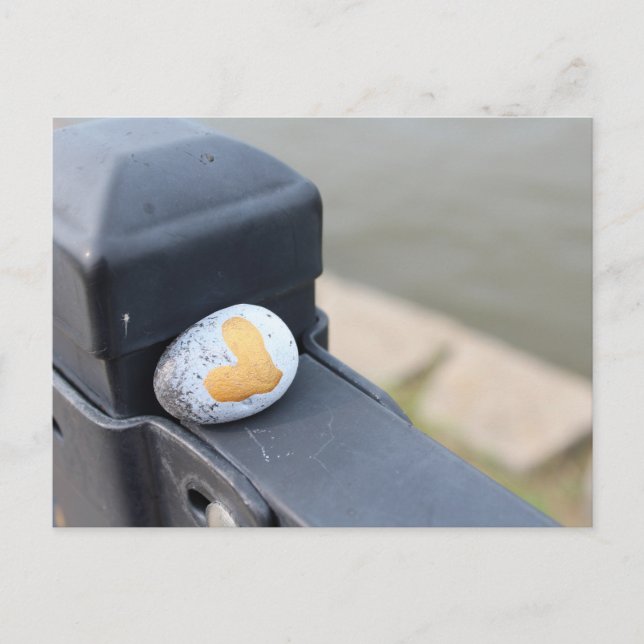 Cartão Postal Rock Dourado Bonito (Frente)