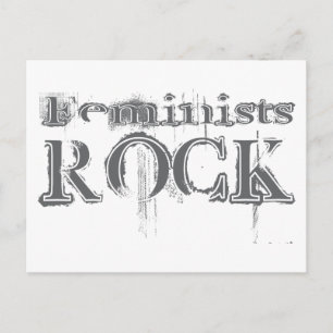 Cartão Postal Rock Feminista