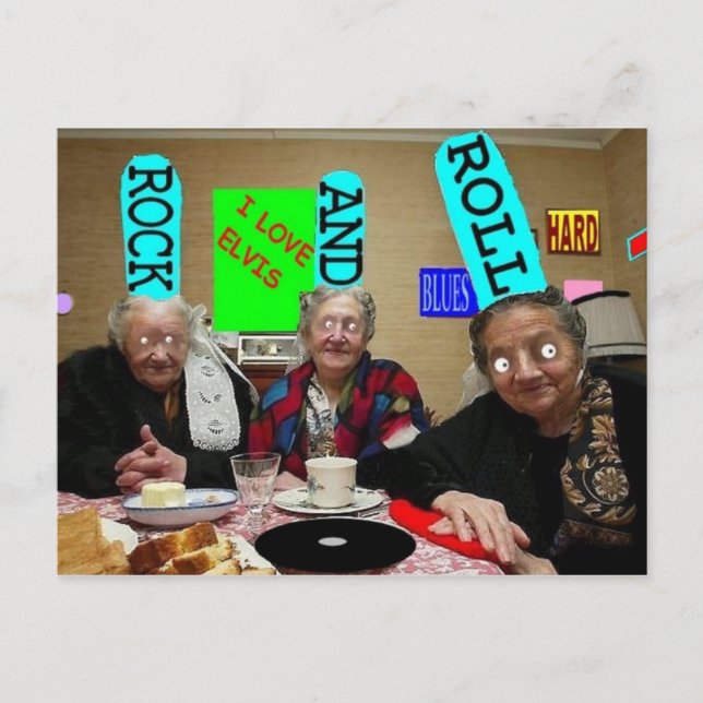 Cartão Postal rock galette (Frente)