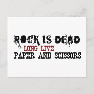 Cartão Postal Rock Is Morto