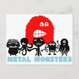 Cartão postal Rock=Life 'Metal Monsters'