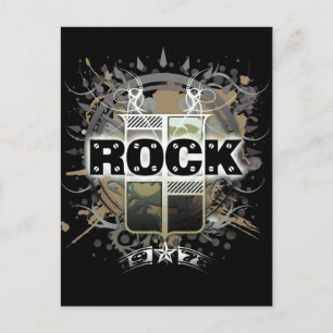 Cartão postal Rock=Life 'Vintage Rock'
