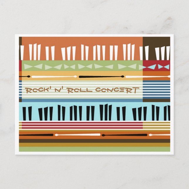 Cartão Postal Rock' N' Roll Concert (Frente)