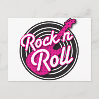 Cartão Postal Rock N Roll - design