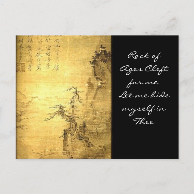 Cartão Postal Rock Of Ageft for Me Deixar Me Esconder (Frente)