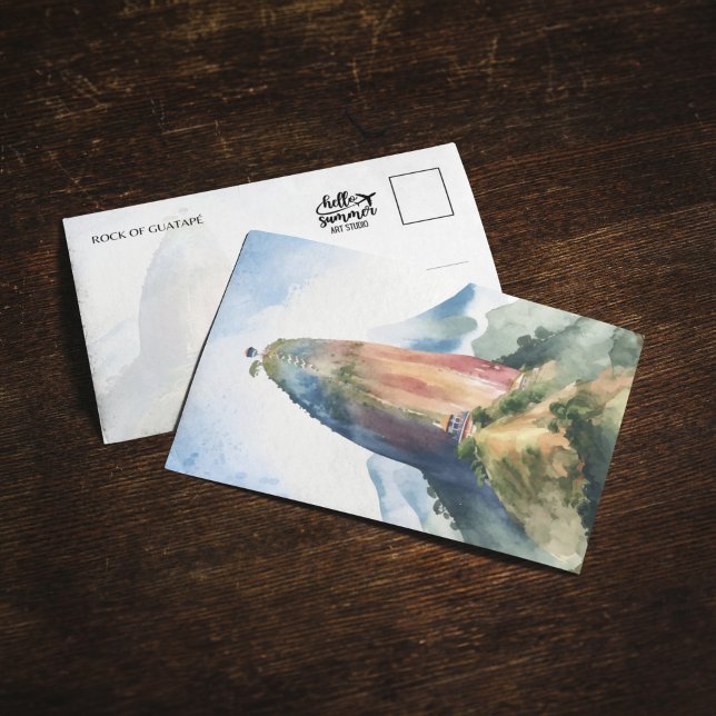 Cartão postal Rock of Guatape El Penon Colombia (Criador carregado)