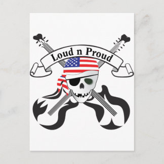 Cartão Postal Rock Pirate USA Style