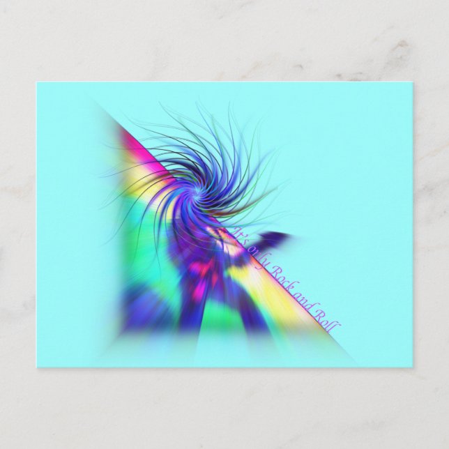 Cartão Postal Rock Star (Frente)