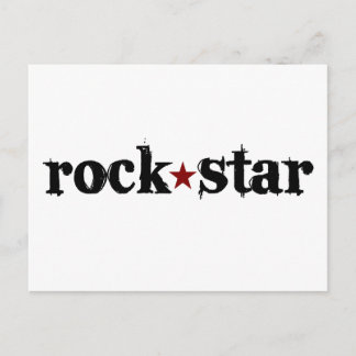 Cartão Postal Rock Star