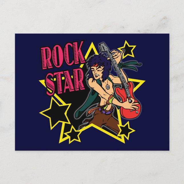CARTÃO POSTAL ROCK STAR (Frente)