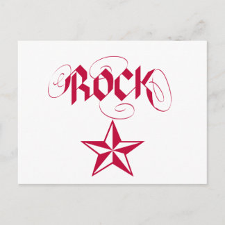Cartão Postal Rock Star