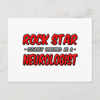 Cartão Postal Rock Star...Neurologista