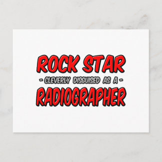 Cartão Postal Rock Star. Radiógrafo