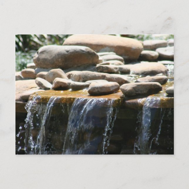 Cartão Postal Rock Waterfall (Frente)