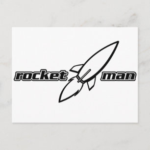 Cartão Postal Rocket Man