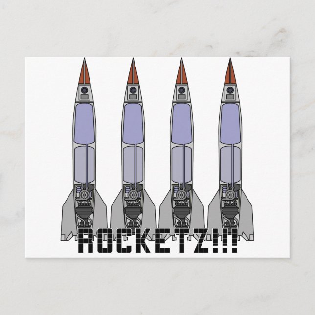 Cartão Postal Rocketz3 (Frente)