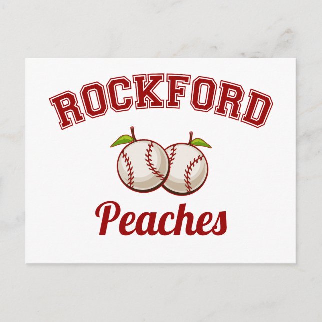 Cartão Postal Rockford Peaches (Frente)