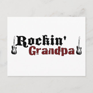 Cartão Postal Rockin Grandpa
