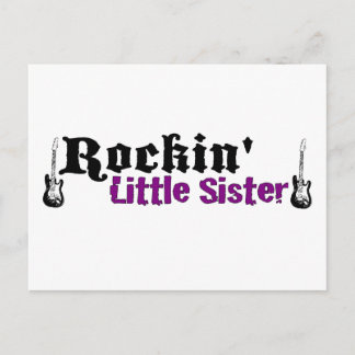 Cartão Postal Rockin Little Sister