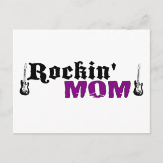 Cartão Postal Rockin Mãe